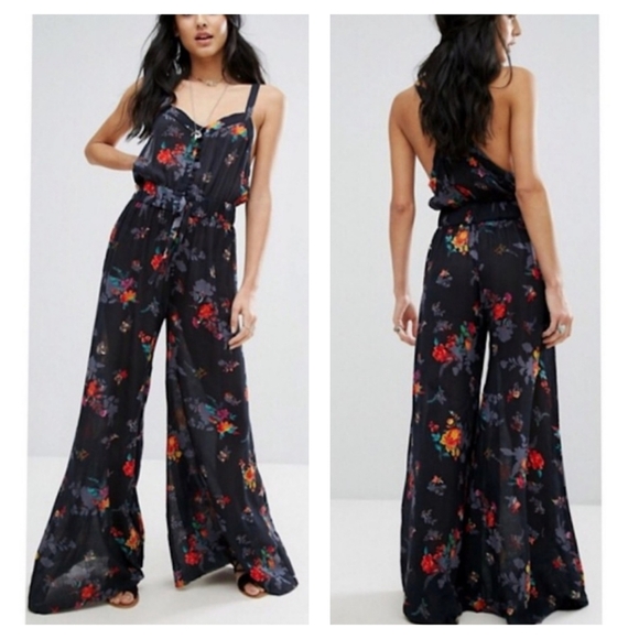 Free People Pants - Free People One Moonlight Garden Jumpsuit Size Small